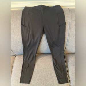 Lululemon black leggings. Size 10